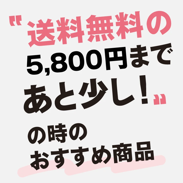 送料無料まであと少しの時のおすすめ商品