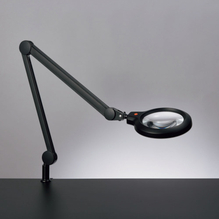 山田 LEDデスクライト 拡大レンズ付